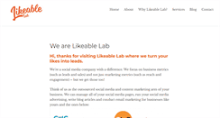 Desktop Screenshot of likeable.co.nz