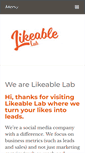 Mobile Screenshot of likeable.co.nz